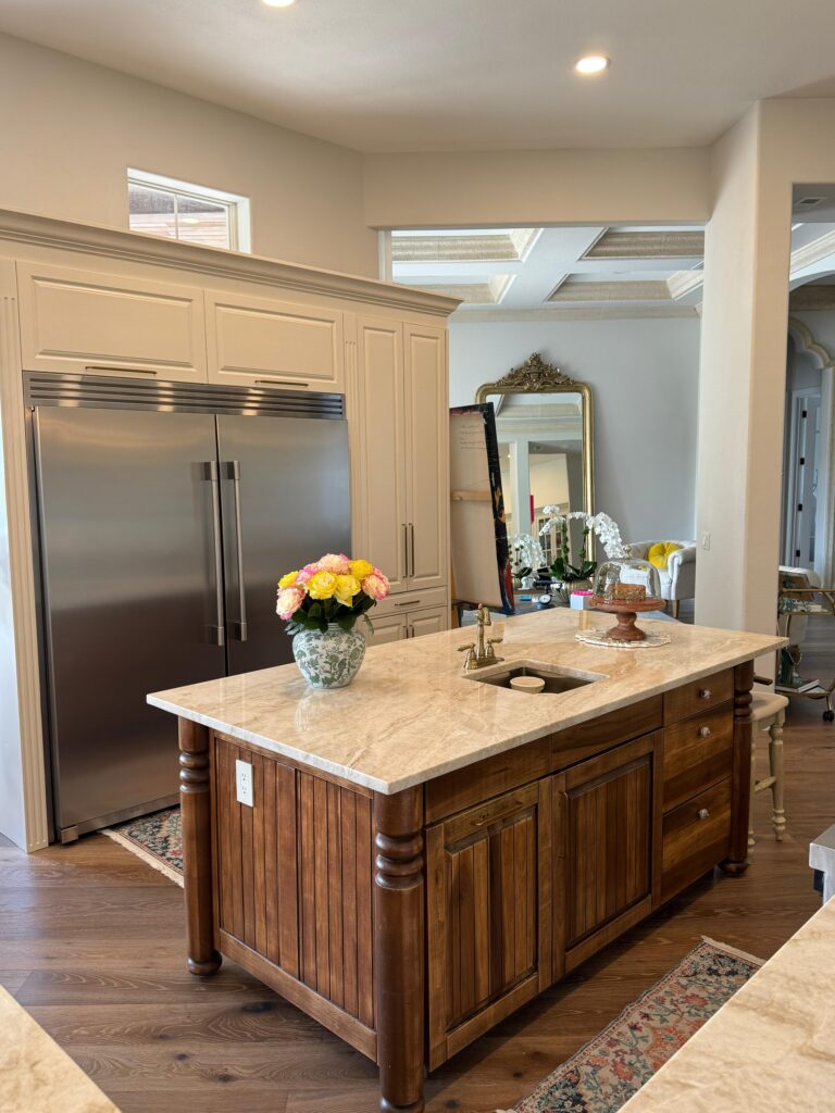Cabinet refinishing project by Third Coat LLC in Central Florida