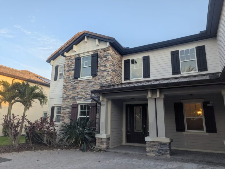 Exterior house painting project by Third Coat LLC in Central Florida