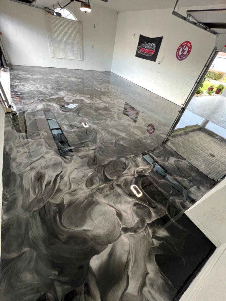 Epoxy flooring installation by Third Coat LLC in Central Florida