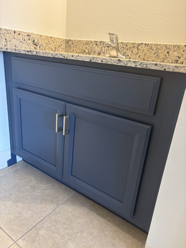 Cabinet refinishing project by Third Coat LLC in Central Florida