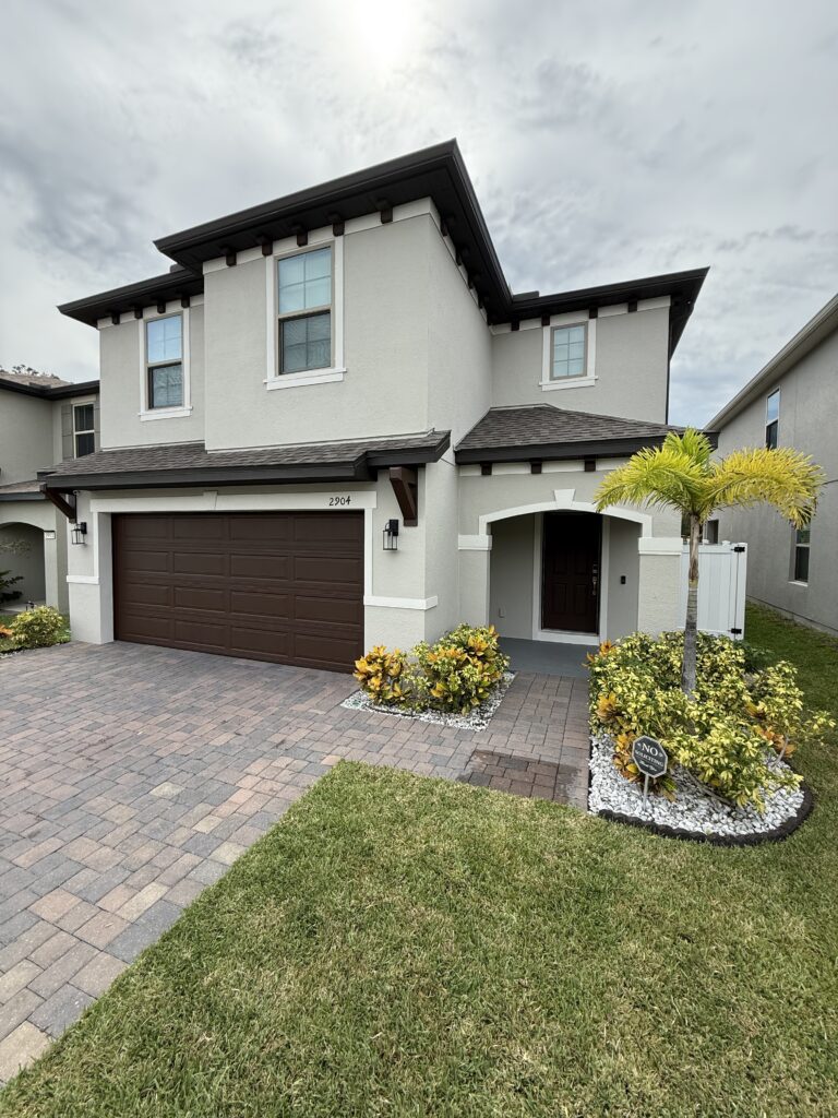 Exterior house painting project by Third Coat LLC in Central Florida
