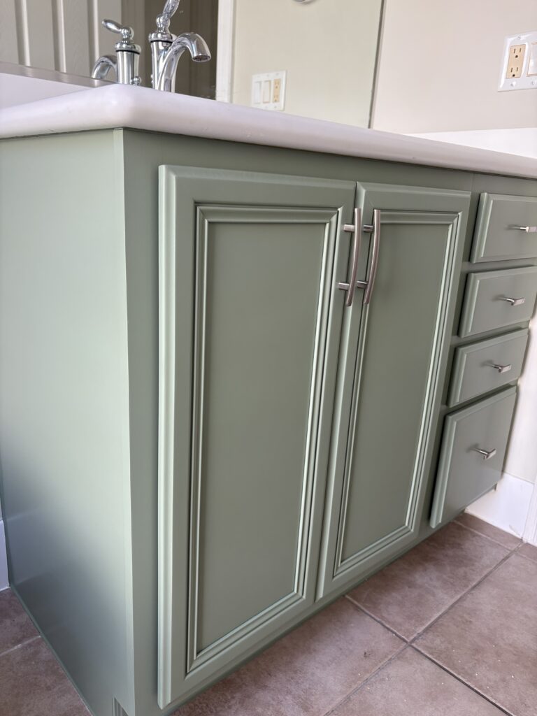 Cabinet refinishing project by Third Coat LLC in Central Florida