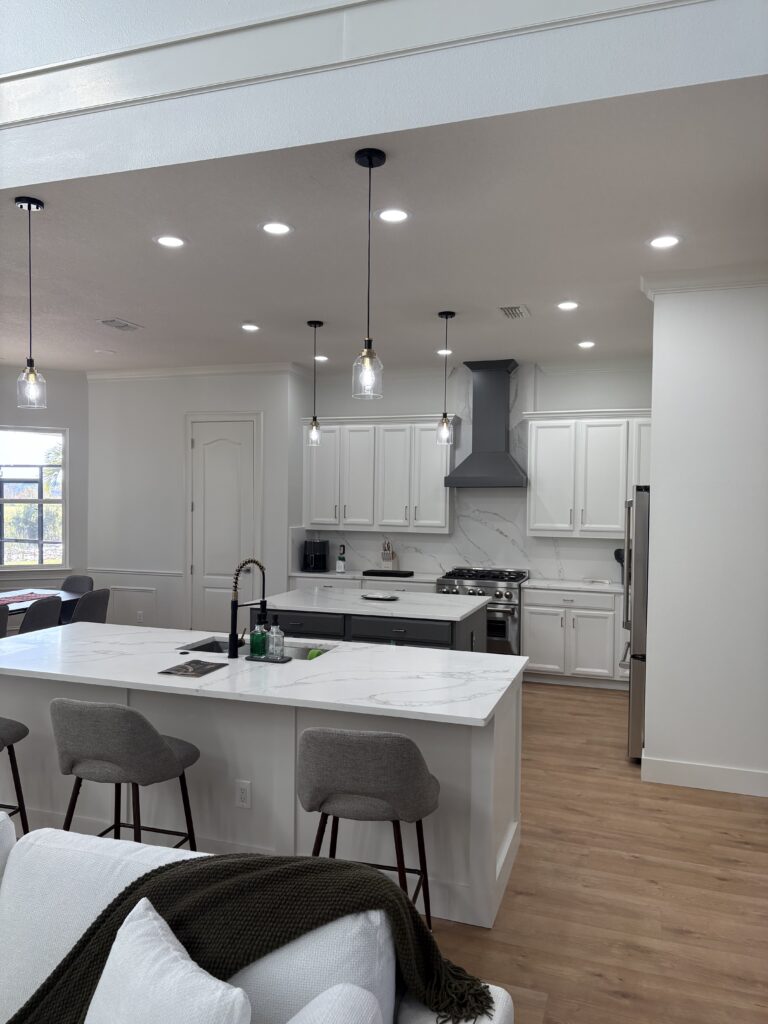 Cabinet refinishing project by Third Coat LLC in Central Florida