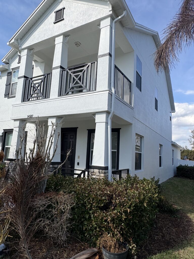 Exterior house painting project by Third Coat LLC in Central Florida