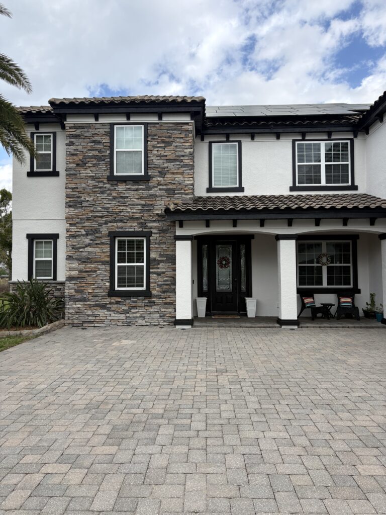 Exterior house painting project by Third Coat LLC in Central Florida