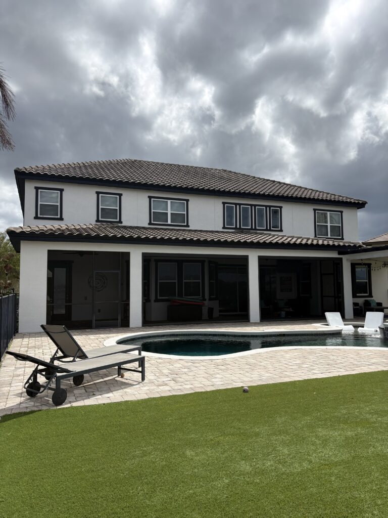 Exterior house painting project by Third Coat LLC in Central Florida