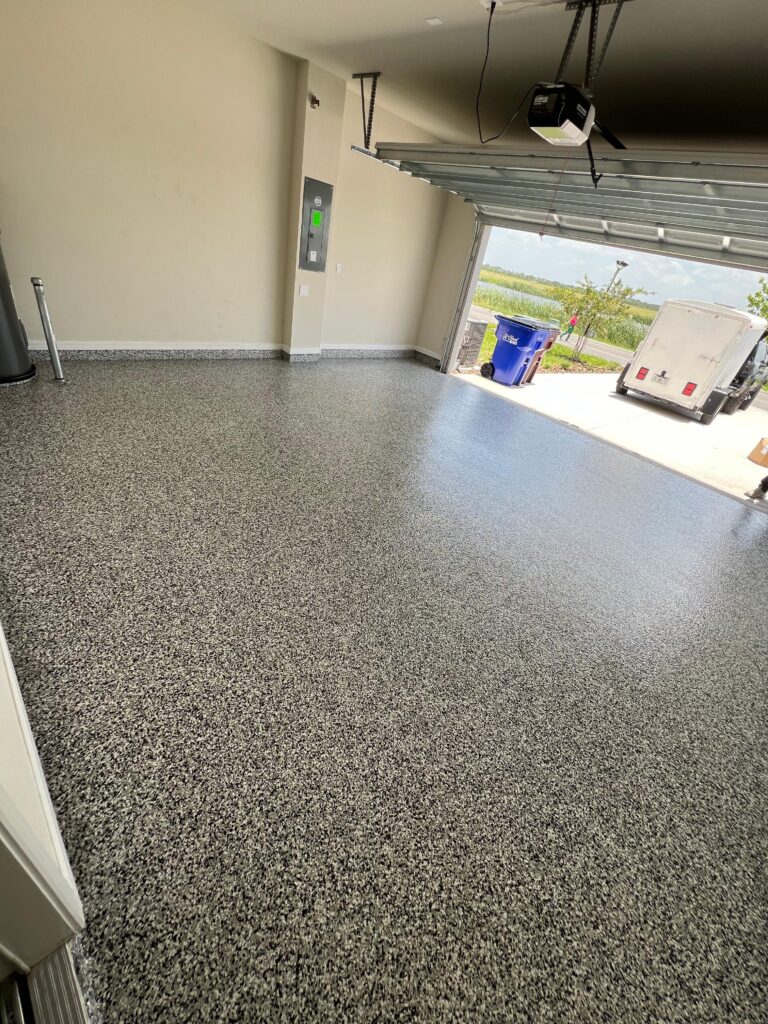 Epoxy flooring installation by Third Coat LLC in Central Florida